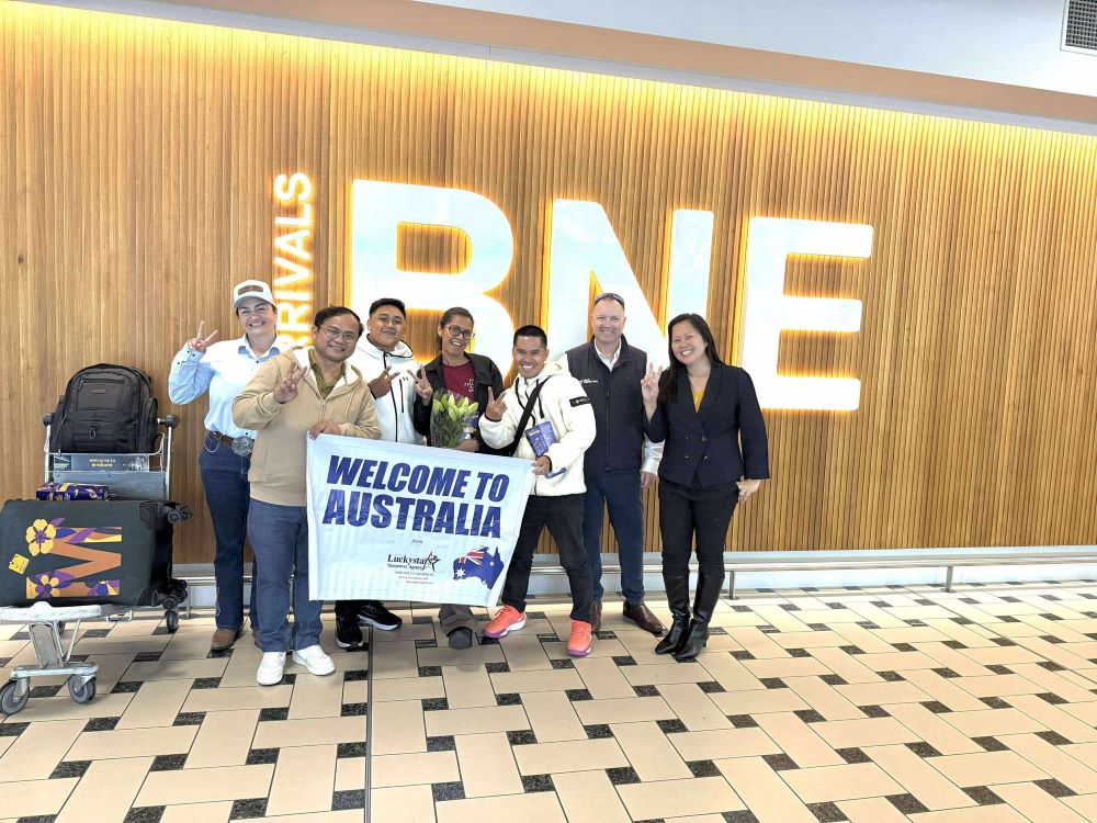 Arrival in Australia